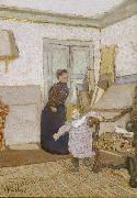 Edouard Vuillard First Steps painting